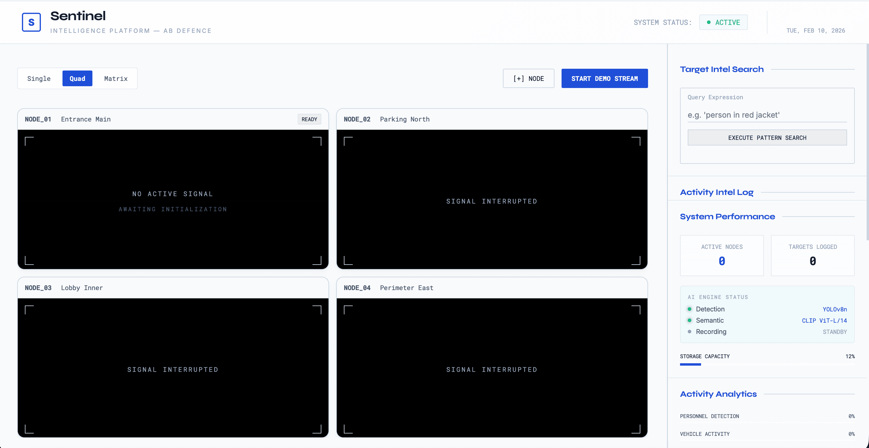 Sentinel AI Dashboard
